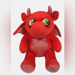 Build a Bear- Wolf Lodge Ellie- red dragon